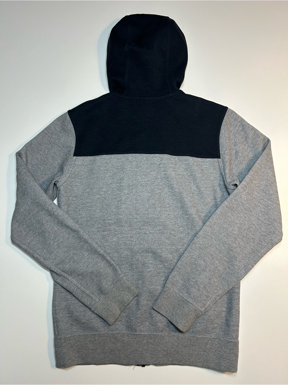 Nike AV15 Advance 15 Fleece Full Zip Hoodie Heather Grey Black Volt Medium - Picture 5 of 7